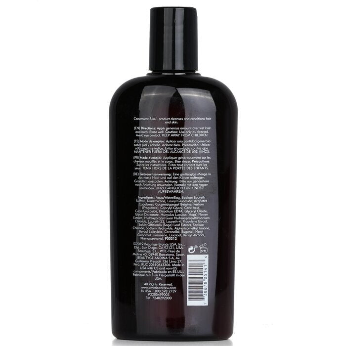 American Crew Men 3-IN-1 Shampoo, Spülung und Duschgel 450ml/15.2oz