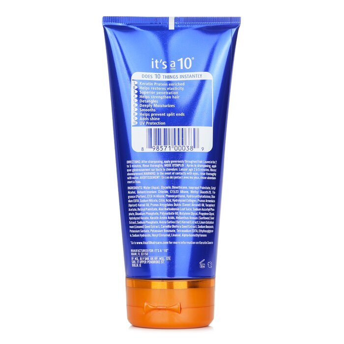 It's A 10 Miracle Tiefenspülung Plus Keratin 148ml/5oz