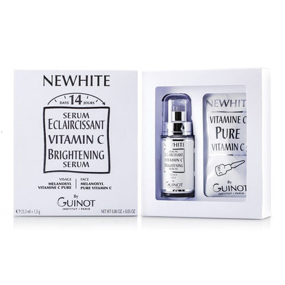 Guinot Newwhite Vitamin C Brightening Serum (Aufhellendes Serum 23,5 ml/0,8 Unzen + reines Vitamin C 1,5 g/0,05 Unzen) 2 Stück