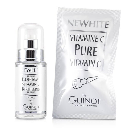 Guinot Newwhite Vitamin C Brightening Serum (Aufhellendes Serum 23,5 ml/0,8 Unzen + reines Vitamin C 1,5 g/0,05 Unzen) 2 Stück
