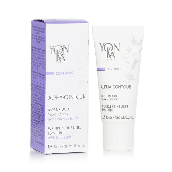 Yonka Contours Alpha-Contour mit Fruchtsäuren – Falten, feine Linien (für Augen und Lippen) 15 ml/0,55 oz