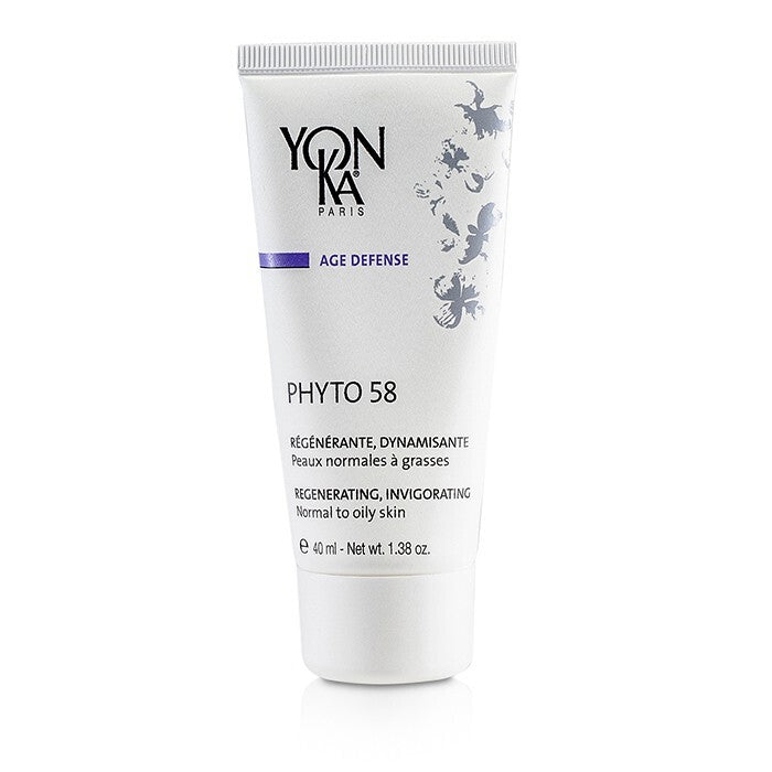 Yonka Age Defense Phyto 58 Creme mit Rosmarin - Revitalisierend, belebend (normale bis fettige Haut) 40 ml