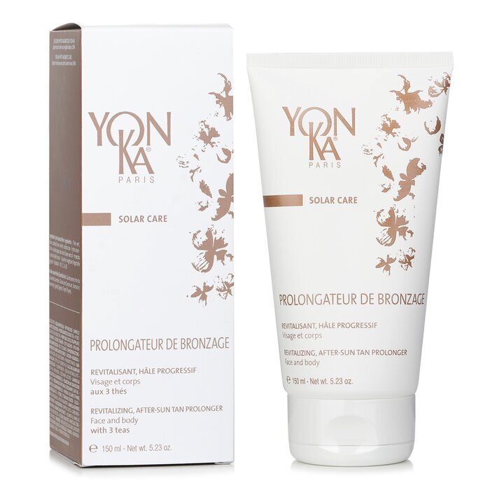 Yonka Solar Care Revitalisierend, After-Sun Bräunungsverlängerer mit 3 Tees - Gesicht &amp; Körper 150ml/5.23oz