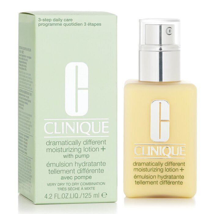 Clinique Dramatically Different Moisturizing Lotion+ – Für sehr trockene bis trockene Mischhaut (mit Pumpe) 125 ml/4,2 oz