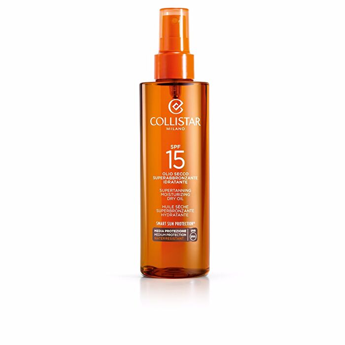 Collistar Supertanning Dry Oil Spf15 Feuchtigkeitsspendendes Trockenöl 200 ml