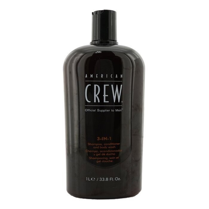 American Crew Men 3-IN-1 Shampoo, Spülung und Duschgel 1000ml/33,8 oz