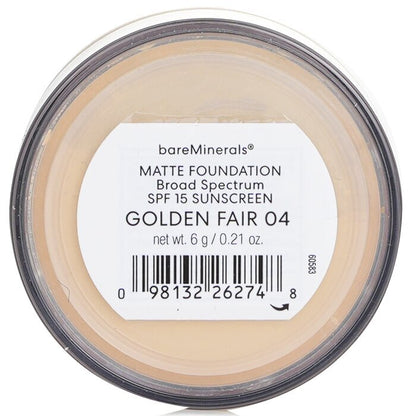 BareMinerals Matte Foundation Broad Spectrum SPF15 - Golden Fair 6 g/0,21 oz