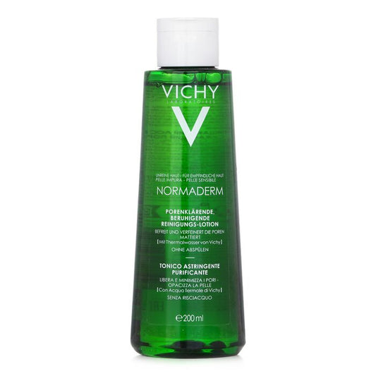 Vichy Normaderm Reinigendes, porenverfeinerndes Gesichtswasser (für zu Akne neigende Haut) 200 ml