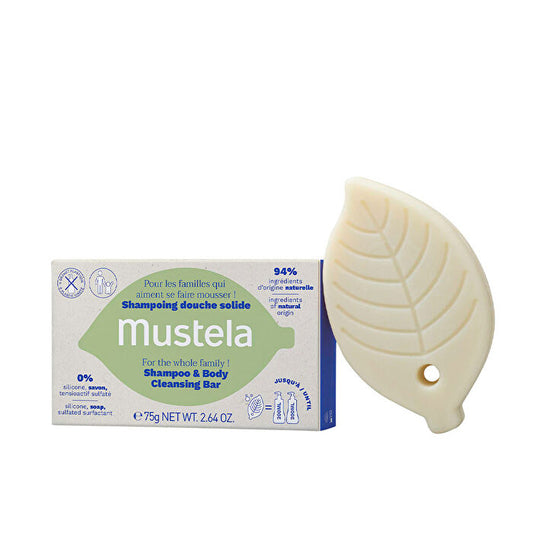 Mustela Haar- und Körperreinigungsriegel, 75 g
