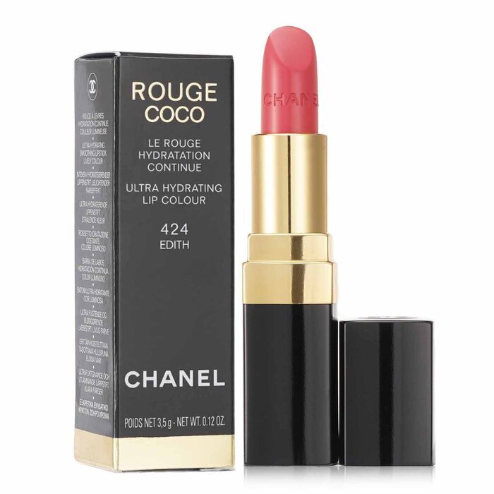 Chanel Rouge Coco Ultra Feuchtigkeitsspendende Lippenfarbe – Nr. 424 Edith, 3,5 g/0,12 oz