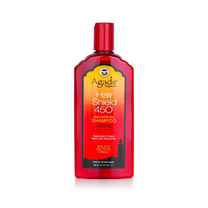 Agadir Argan Oil Hair Shield 450 Plus Deep Fortifying Shampoo – Sulfatfrei (für alle Haartypen) 366 ml/12,4 oz