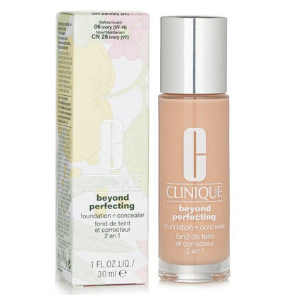 Clinique Beyond Perfecting Foundation &amp; Concealer – Nr. 06 Ivory (VF-N) 30 ml