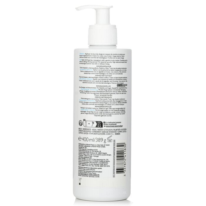 La Roche Posay Toleriane Dermo-Cleanser (Make-Up-Entfernungsfluid für Gesicht und Augen) 400ml/13.5oz