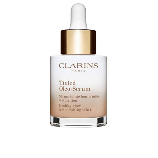 Clarins getöntes Oleo Serum, Gesunder Glanz und pflegende Tönung, flüssige Grundierung, 30 ml