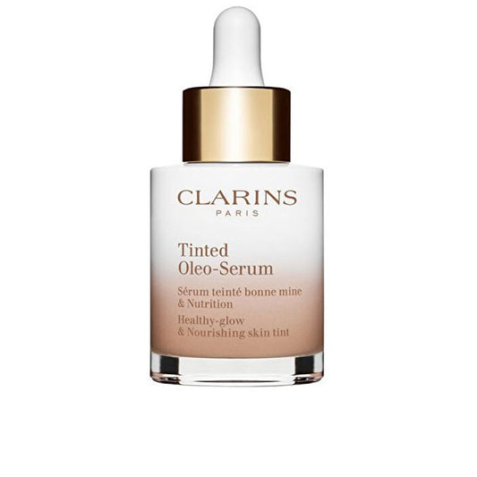 Clarins getöntes Oleo Serum, Healthy Glow &amp; Nourishing Tint Flüssig-Foundation – Nr. 2,5, 30 ml