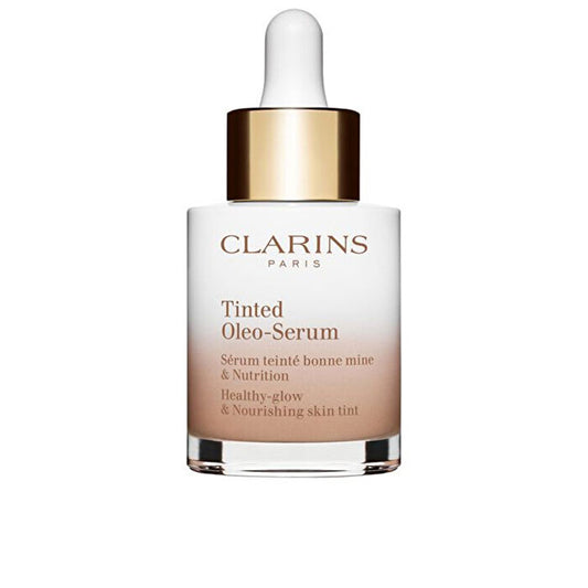 Clarins getöntes Oleo Serum Healthy Glow &amp; Nourishing Tint Flüssig-Foundation – Nr. 03, 30 ml