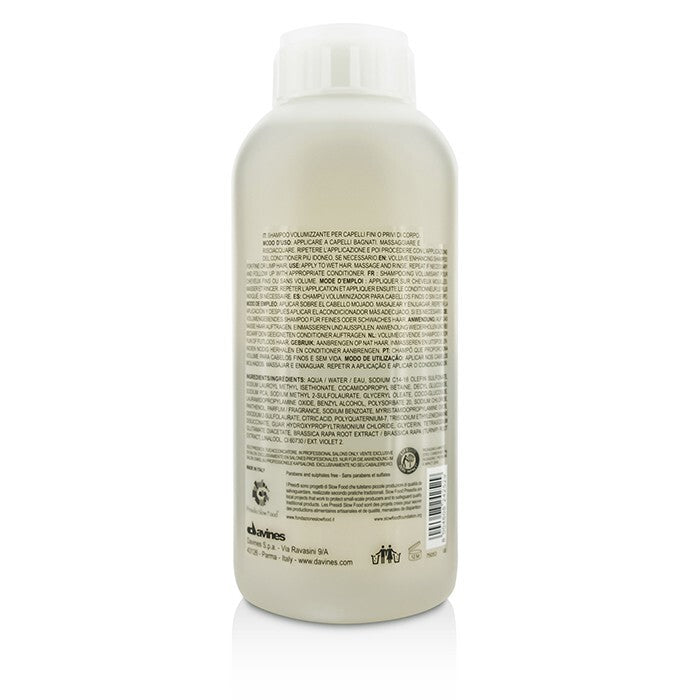 Davines Volu Volumenverstärkendes Shampoo (für feines oder kraftloses Haar) 1000ml/33.8oz