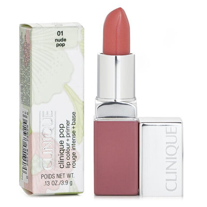 Clinique Pop Lippenfarbe + Primer - Nr. 01 Nude Pop 3,9 g/0,13 oz