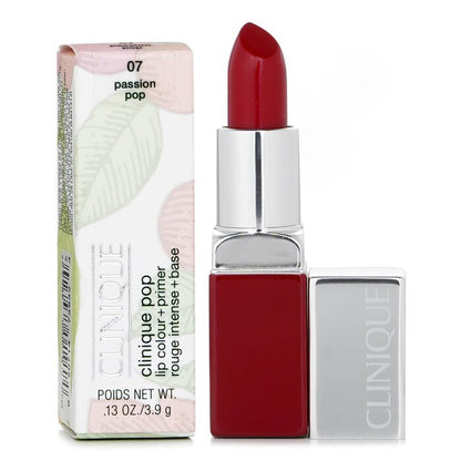 Clinique Pop Lippenfarbe + Primer – Nr. 07 Passion Pop 3,9 g/0,13 oz