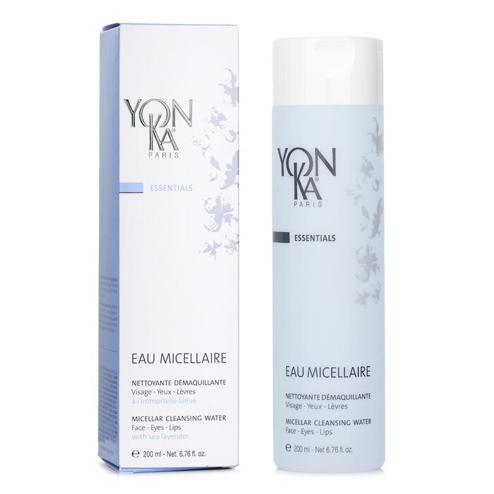 Yonka Essentials Mizellen-Reinigungswasser mit Meereslavendel – Gesicht, Augen und Lippen, 200 ml