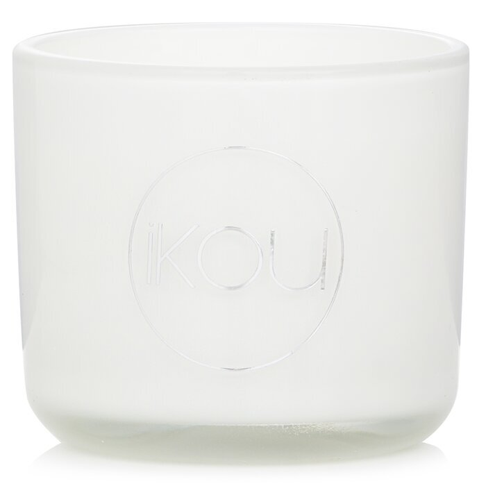 iKOU Eco-Luxury Aromacology Kerzenglas aus natürlichem Wachs – Zen (Grüner Tee und Kirschblüte), 85 g