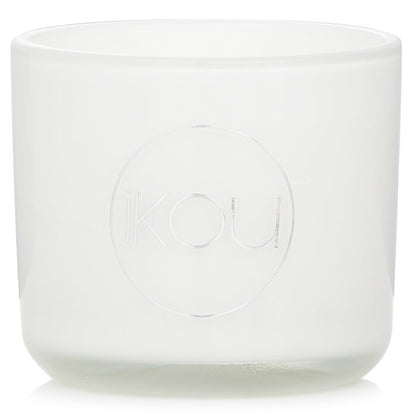 iKOU Eco-Luxury Aromacology Kerzenglas aus natürlichem Wachs – Zen (Grüner Tee und Kirschblüte), 85 g