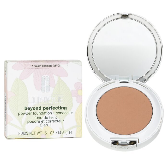 Clinique Beyond Perfecting Pudergrundierung + Concealer - Nr. 07 Cream Chamois (VF-G) 14,5 g/0,51 oz