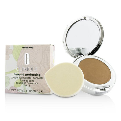 Clinique Beyond Perfecting Pudergrundierung + Concealer - Nr. 15 Beige (MN) 14,5 g/0,51 oz