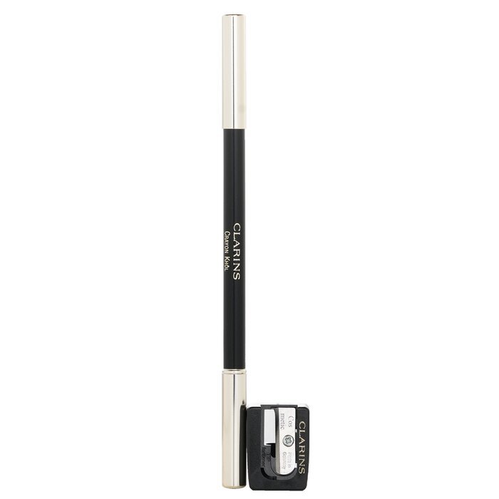 Clarins Langanhaltender Augenstift mit Pinsel - Nr. 01 Carbon Black (mit Anspitzer) 1,05 g/0,037 oz
