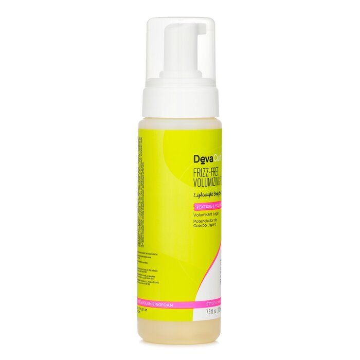 DevaCurl Frizz-Free Volumenschaum (Leichte Body Booster - Textur &amp; Volumen) 222ml/7.5oz