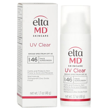 EltaMD UV Clear Facial Sunscreen SPF - For Skin Types Prone To Acne, Rosacea & Hyperpigmentation(Random Packaging) 48g