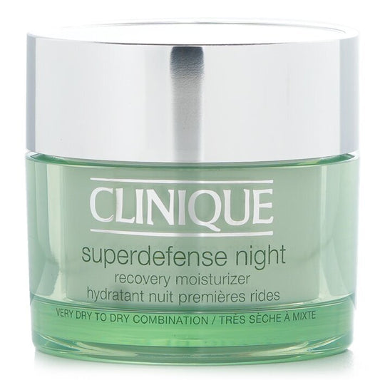 Clinique Superdefense Night Recovery Moisturizer – Für sehr trockene bis trockene Mischhaut, 50 ml