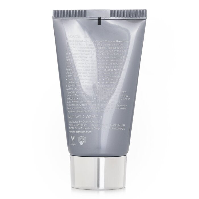 CosMedix Hydrate + Moisturizing Sunscreen SPF 17 60g