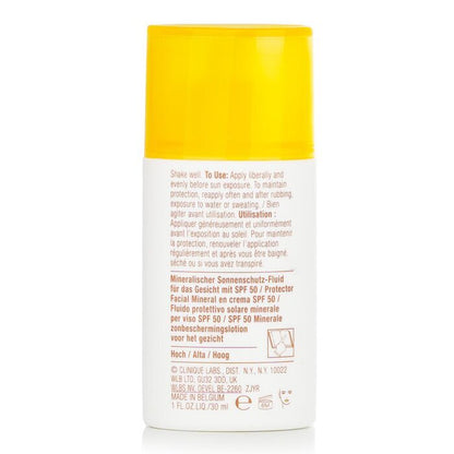 Clinique Mineral Sunscreen Fluid For Face SPF 50 – Formel für empfindliche Haut, 30 ml
