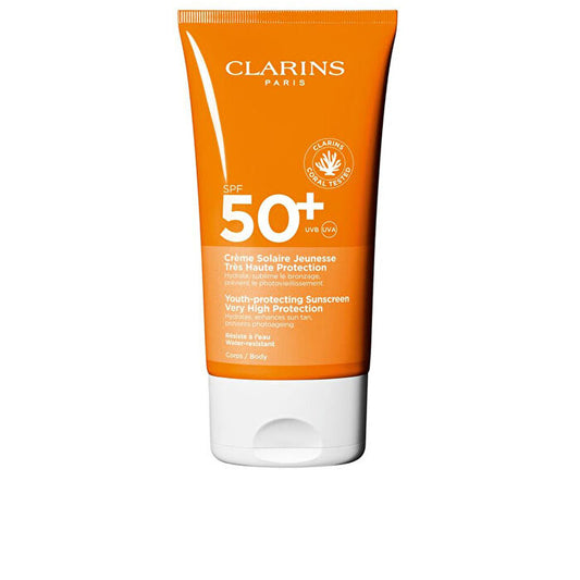 Clarins Jugendschützender Sonnenschutz mit hohem Schutzfaktor LSF 50+ für den Körper, 150 ml