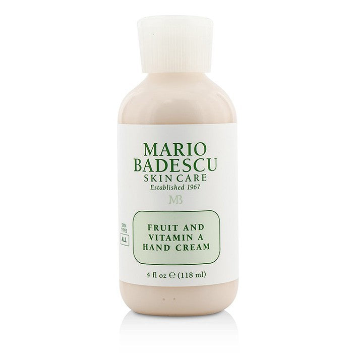 Mario Badescu Frucht- und Vitamin-A-Handcreme – für alle Hauttypen, 118 ml/4 oz
