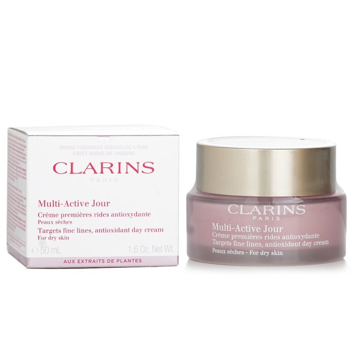 Clarins Multi-Active Day Targets Fine Lines Antioxidant Tagescreme – für trockene Haut, 50 ml