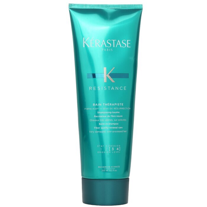 Kerastase Resistance Bain Therapiste Balm-In-Shampoo Fiber Quality Renewal Care (Für sehr geschädigtes, überstrapaziertes Haar) 250ml/8,5oz