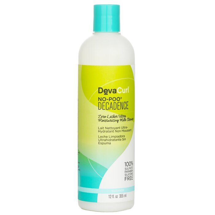 DevaCurl No-Poo Decadence (schaumfreie, ultra-feuchtigkeitsspendende Reinigungsmilch – für sehr lockiges Haar) 355 ml/12 oz