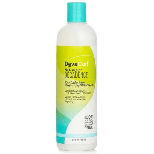 DevaCurl No-Poo Decadence (schaumfreie, ultra-feuchtigkeitsspendende Reinigungsmilch – für sehr lockiges Haar) 355 ml/12 oz