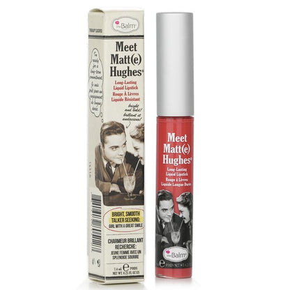 TheBalm Meet Matte Hughes Flüssiger Lippenstift mit langem Halt – Honest, 7,4 ml/0,25 oz