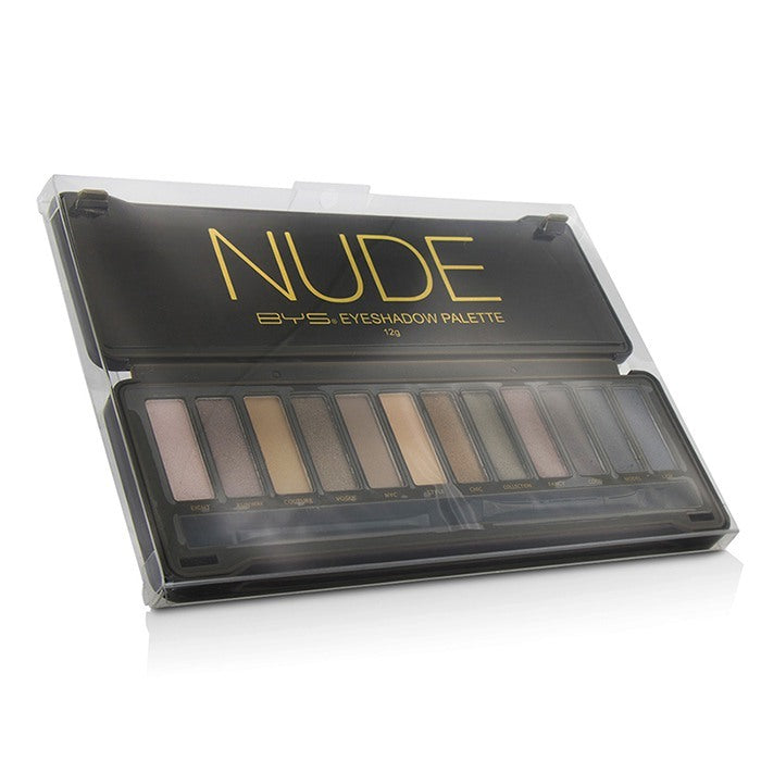 BYS Lidschatten-Palette (12x Lidschatten, 2x Applikator) - Nude 12g/0.42oz