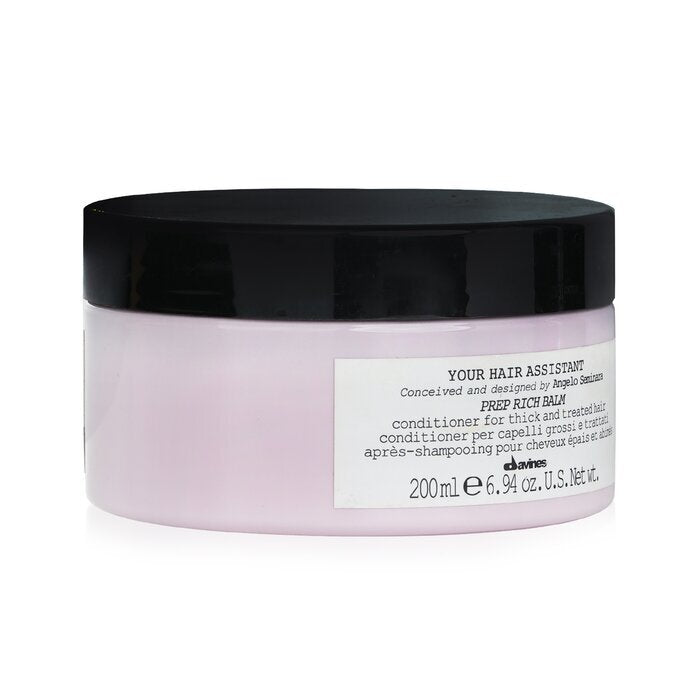 Davines Your Hair Assistant Prep Rich Balm Conditioner (For Thick and Treated Hair) 200ml/6.94oz