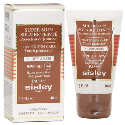 Sisley Super Soin Solaire getönter Jugendschutz LSF 30 UVA PA+++ - Nr. 4 Deep Amber 40 ml