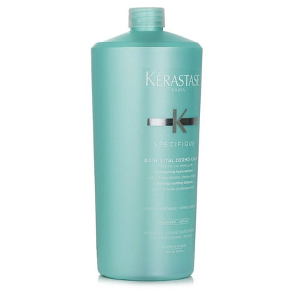 Kerastase Specifique Bain Vital Dermo-Calm reinigendes, beruhigendes Shampoo (empfindliche Kopfhaut, Mischhaar) 1000 ml/34 oz