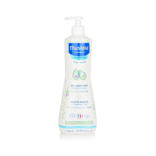 Mustela Sanftes Reinigungsgel – Haar &amp; Körper 750 ml