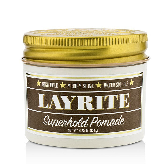 Layrite Superhold Pomade (starker Halt, mittlerer Glanz, wasserlöslich) 120 g/4,25 oz