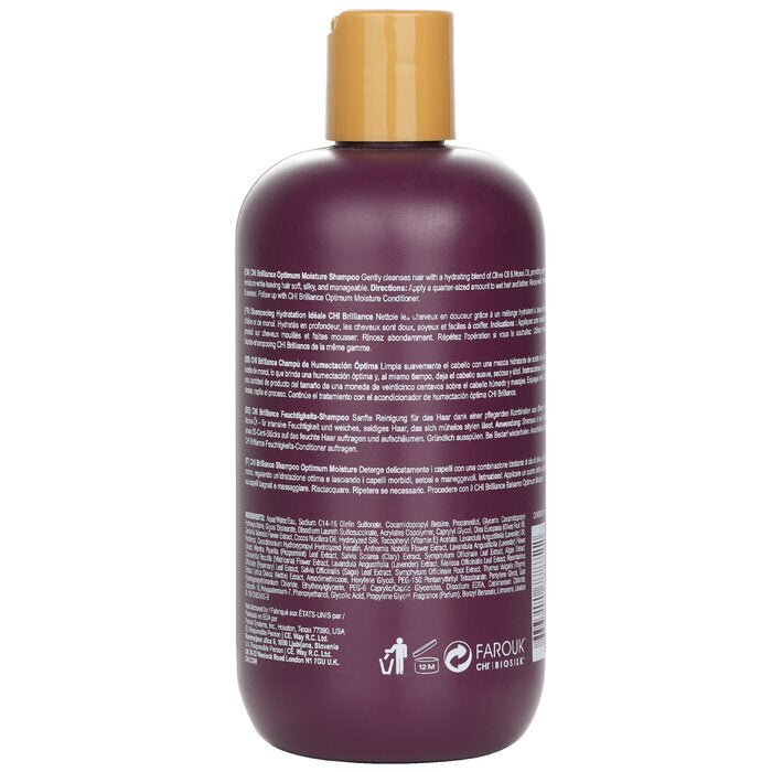 CHI Deep Brilliance Olive &amp; Monoi Optimale Feuchtigkeitsshampoo 355ml/12oz