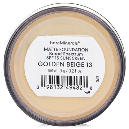 BareMinerals Matte Foundation Broad Spectrum SPF15 - Golden Beige 6g/0.21oz