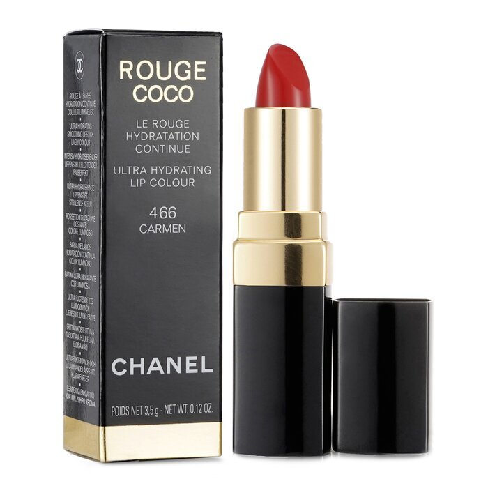 Chanel Rouge Coco Ultra Feuchtigkeitsspendende Lippenfarbe – Nr. 466 Carmen, 3,5 g